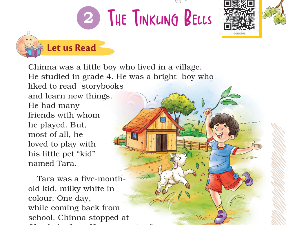 You are currently viewing Class 4 Lesson ‘The Tinkling Bells’ Translation into Hindi | Book ‘Santoor’