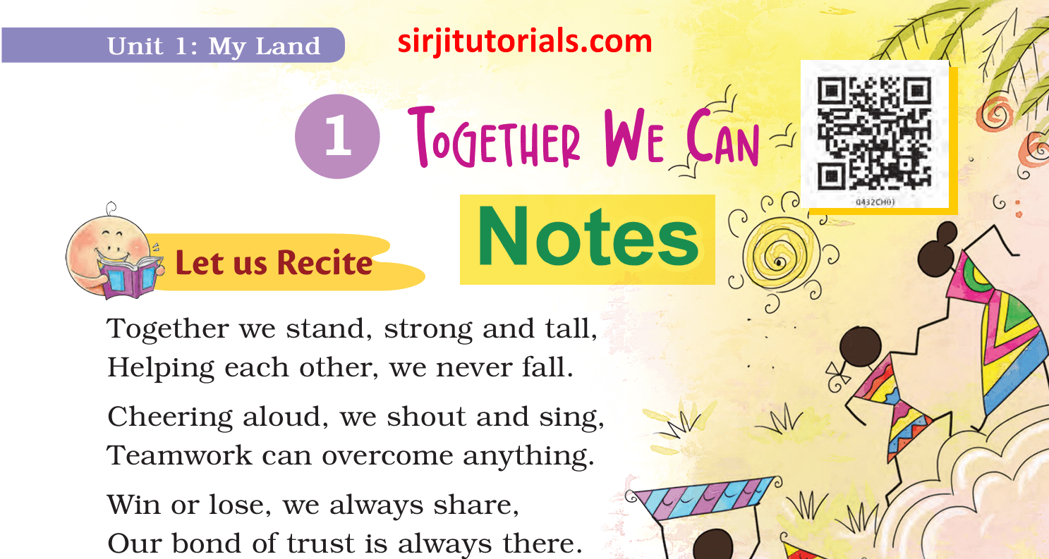 Together We can Poem Class 4 English Notes