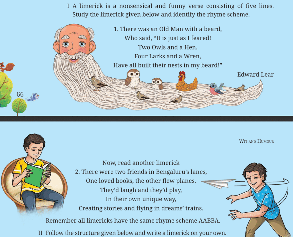 Class 7 A Funny Man Poem- NCERT Q&A Page 66
