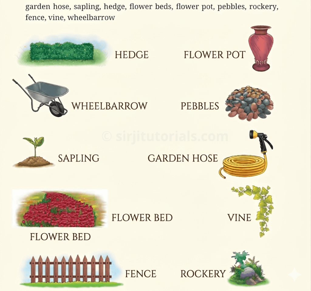 naming garden items